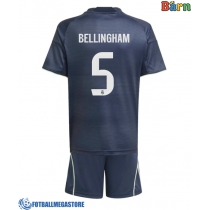 Fotballdrakt Barn Real Madrid Jude Bellingham #5 Bortedraktsett 2025-26 Kortermet (+ Korte bukser)